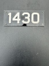 1973 Bristol Omnibus Leyland National JHU864L 1430 Bus Fleet Number Plate Badge