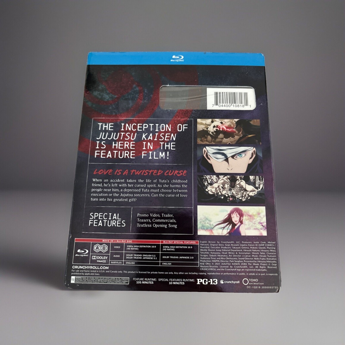 Jujutsu Kaisen 0: the Movie (Blu-ray) Brand NEW & Sealed