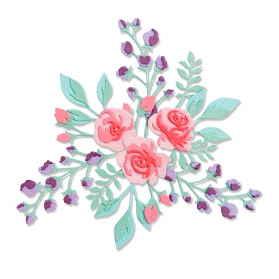 Sizzix Thinlits Stanzschablone ''Floral Layers 2''