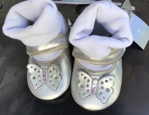 silver pram shoes