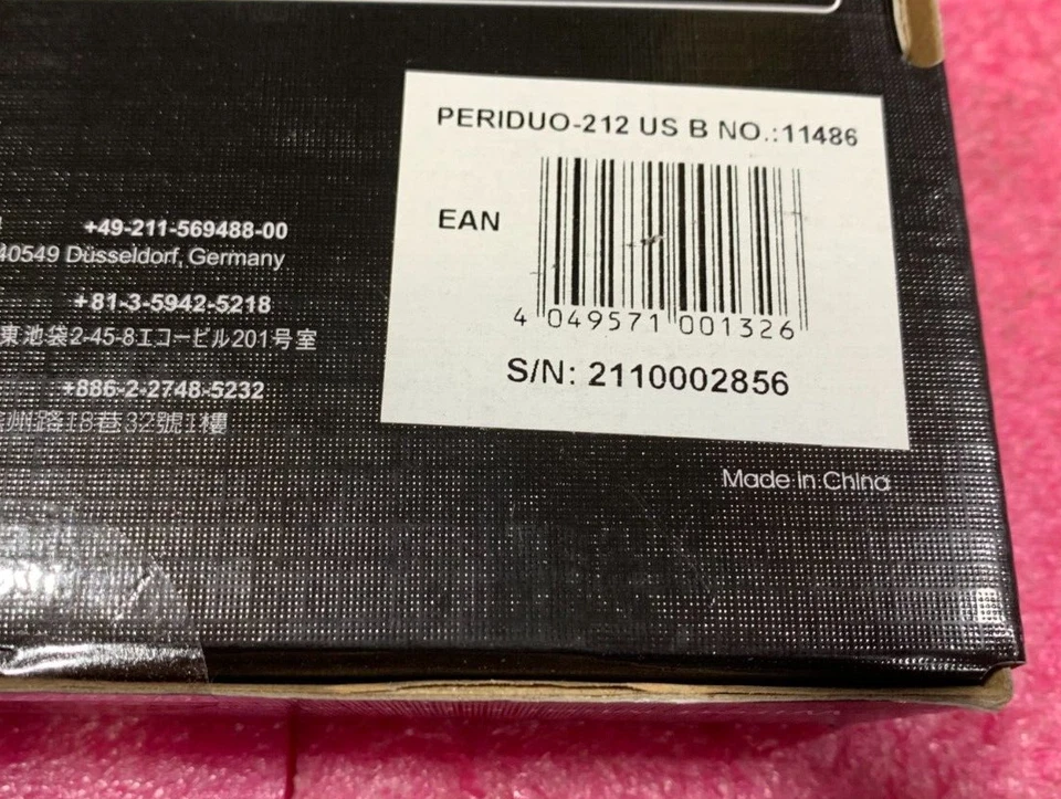 Perixx PERIDUO-212 Compact Mini USB Wired Keyboard & Optical Mouse Set Black - Image 3 of 3