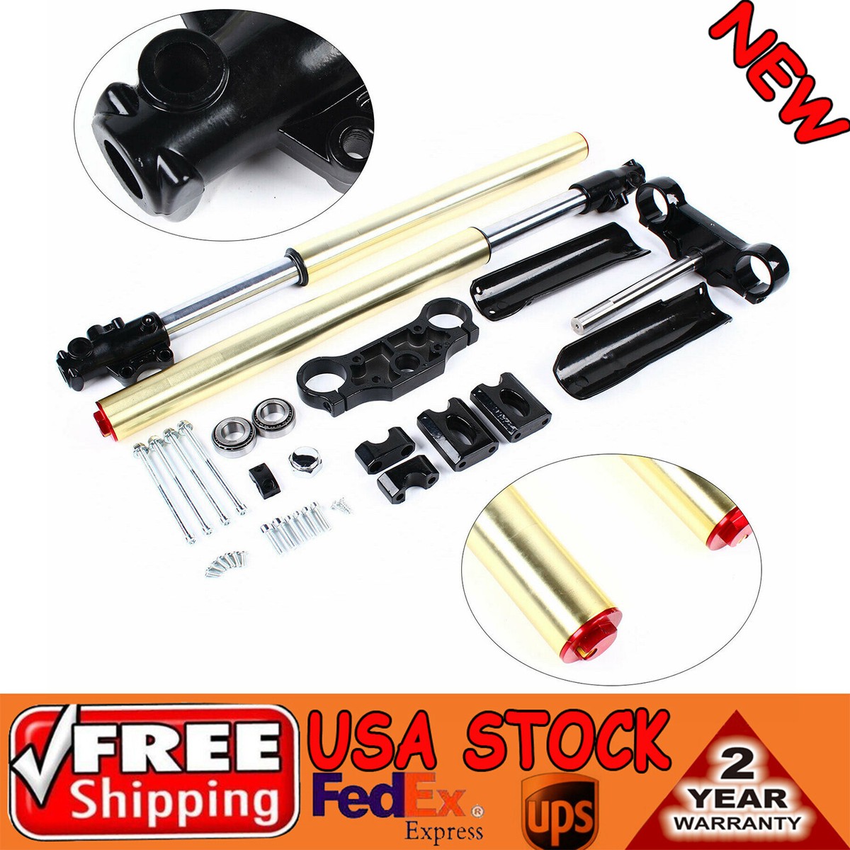 Riho　1001 2018 18-21 Kawasaki Ninja H2 SX Triple Tree Steer Steering