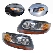 Pair For Hyundai Santa Fe 2007-2012 Headlights Headlamps Assembly Left & Right