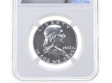 Proof PR 67 Graded 1962 Franklin Half Dollars (1948-1963) for sale