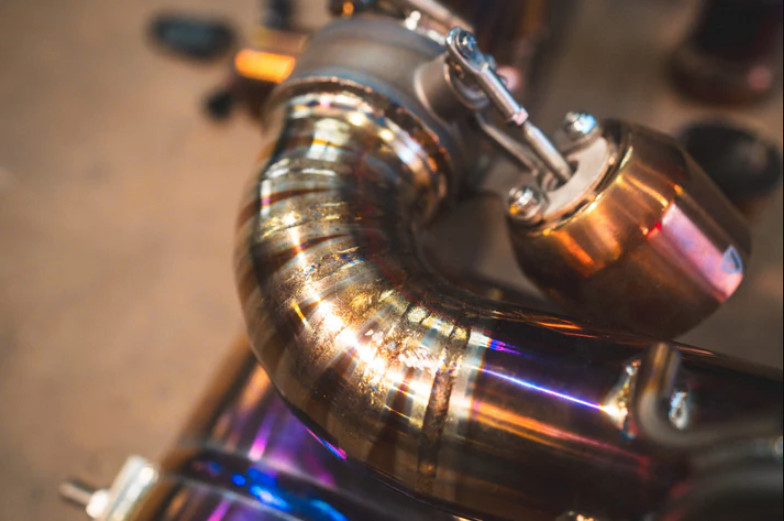 Valvetronic Designs Titanium Valved Catback Exhaust For 10-15 Ferrari 458 Italia