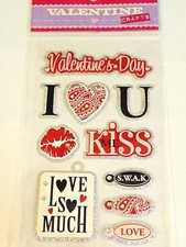 VALENTINE CRAFTS Dimensional Stickers - VALENTINE'S DAY - 10 pcs