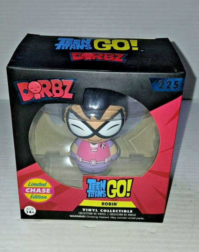 Figura coleccionable de vinilo Funko Dorbz: DC Universe - Robin (Púrpura) (Persecución) #225