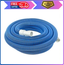 Poolmaster 33430 Heavy-Duty In-Ground Pool Vacuum Hose, 1.5" x 30', USA-Made