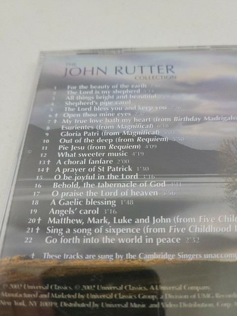 John Rutter Collection by John Rutter (CD, 2002) for sale online | eBay