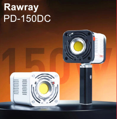 Rawray PD-150DC 150W Handheld Led Video COB Light 2800K-6500K CRI96+APP Control 