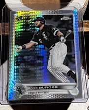 2022 Topps Chrome Base Prism Refractor #29 Jake Burger - Chicago White Sox