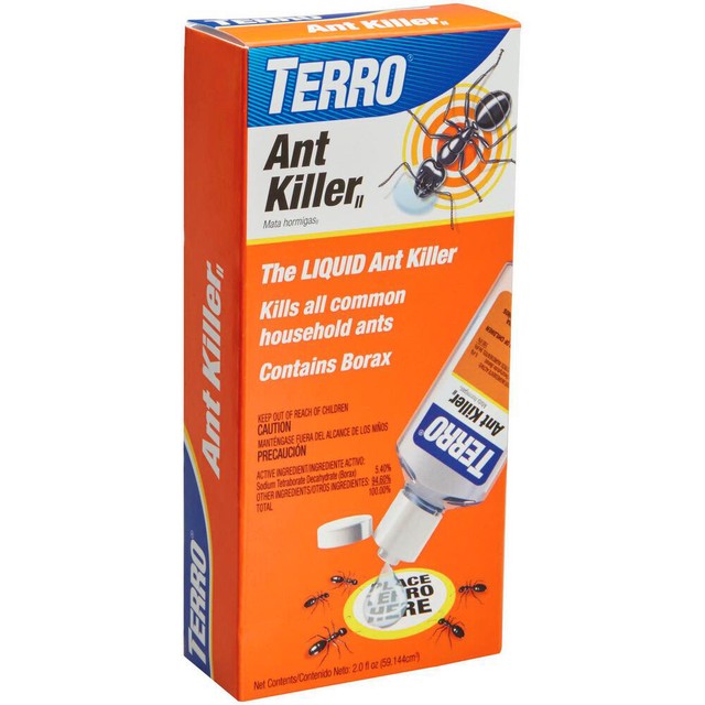 TERRO LIQUID ANT KILLER with BORAX Fast Acting • Kills All Common