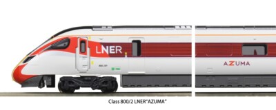 KATO British Rail Class 800/2 LNER AZUMA - White/Red, 5 Car Set
