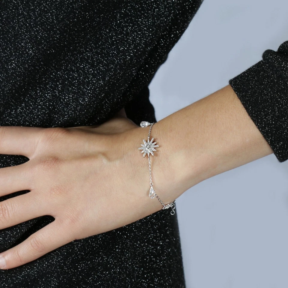 MORELLATO BRACCIALE DONNA ARGENTO 925 STELLA CON CRISTALLI E ZIRCONI SAHK17 PURA - Immagine 2 di 4