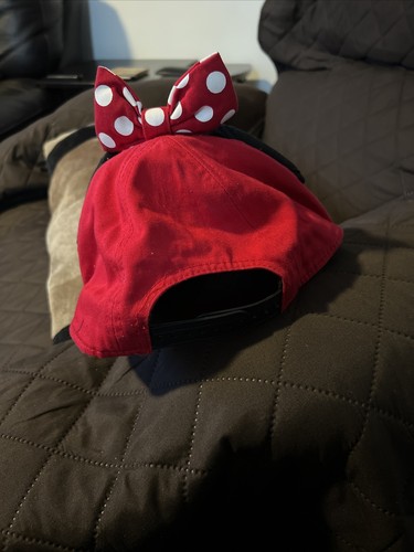 Minnie Mouse Mütze mit Ohren Baseballmütze Cap rot Disney verstellbar - Bild 3 von 4