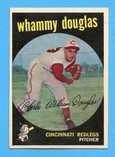 1959 TOPPS # 431 WHAMMY DOUGLAS CINCINNATI REDS EX FREE SHIPPING