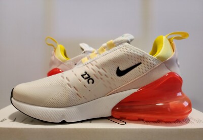 uno５５５ Nike Air Max 270 White Black Bright Crimson FZ3624-100 Women's