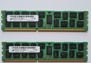 2xMicron 8GB 2Rx4 PC3L-10600R DDR3 Registered Server-RAM Modul REG ECC-MT36KSF1G