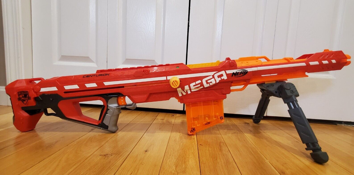 Nerf N-Strike Elite MEGA Centurion - Range Test (Stock) 