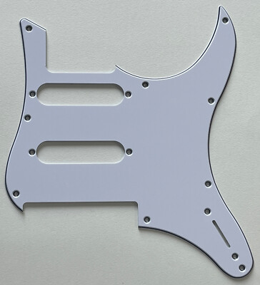 3 Ply White Pickguard Fit Yamaha Pacifica 112V Style Guitar Parts