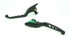 Mid USA Black 4-Hole Levers 15-17 Harley Softail w/ Cable Clutch Repl. 36700104