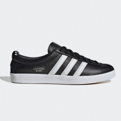 black leather adidas shoes womens