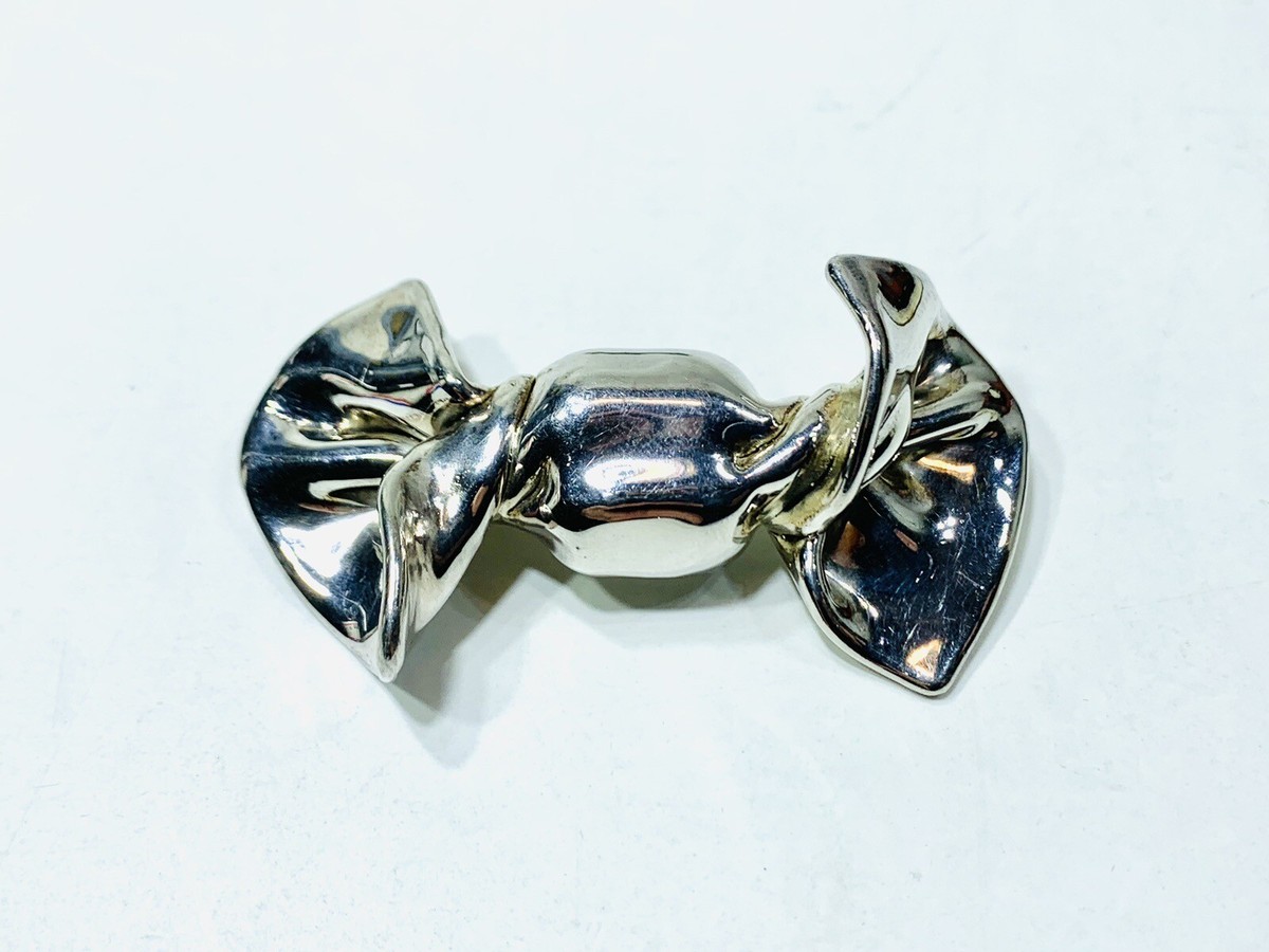 DAVID VARSANO　イスラエル　925　ブローチ David Varsano Israel Brooch Sterling Silver Vermeil Twisted