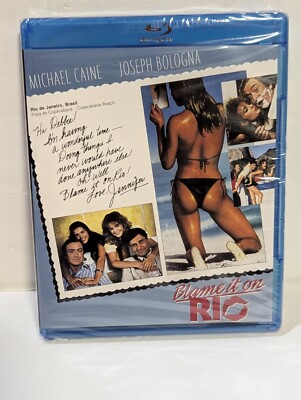 Blame It On Rio BLU RAY (Kino Lorber) NEW & SEALED Rare 1984 Michael Caine oop
