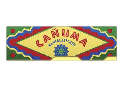 Box Canuma Zigarettenpapier - Blättchen Hanfblättchen  (50er/60 Blatt)