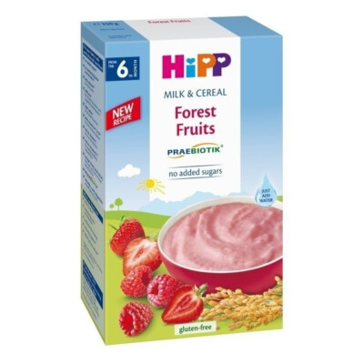 HIPP FOREST FRUITS Organic Milk Cereal from 6 Months Gluten Free 250g 8.8oz