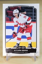 2022-23 O-Pee-Chee Hockey OPC Base #444 Ethan Bear - Carolina Hurricanes
