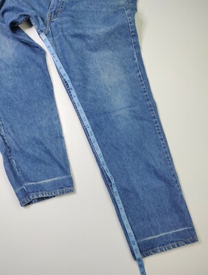 Vtg 80s Levis 305 Mens Denim Jeans Orange Tab 35W 30L Blue 100