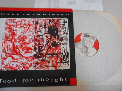 LP Punk Half A Chicken - Food For Thought (9 Song) RABID CAT + Insert  Bob Mould