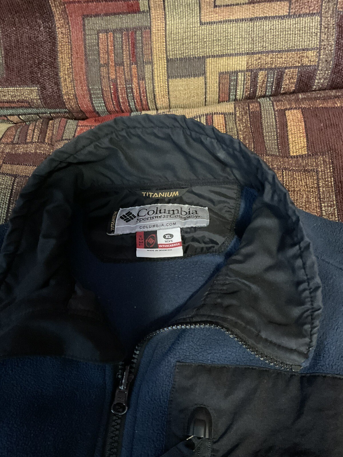 Columbia Vest Mens XL Titanium Tech Fleece eBay