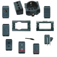 Supporto+Placca Bticino Living Classic Compatibile Nero Bianco Avorio 304720733589 - Foto 2