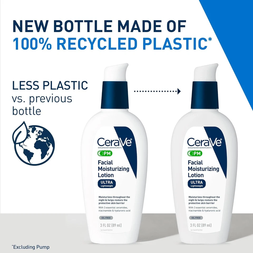 Loción Hidratante Facial, Crema de Noche con Ácido Hialurónico y Niacinamida, Ul Foto 2 de 4