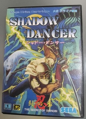 Shadow Dancer Mega Drive MD G-4043 SEGA 1990 mit Box Handbuch gebraucht