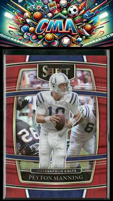 2021 Panini Select #35 Peyton Manning Red Prizm #/99