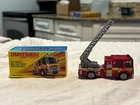 2010 MATCHBOX DIECAST METAL CAR LESNEY EDITION WITH BOX DENNIS SABRE FIRE ENGINE