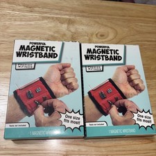 Powerful Magnetic Wristband- 3 Magnetic Sections-Set Of 2