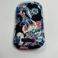 Vera Bradley Double Eyeglass Case In Lotus Flower Swirl Blue NWOT