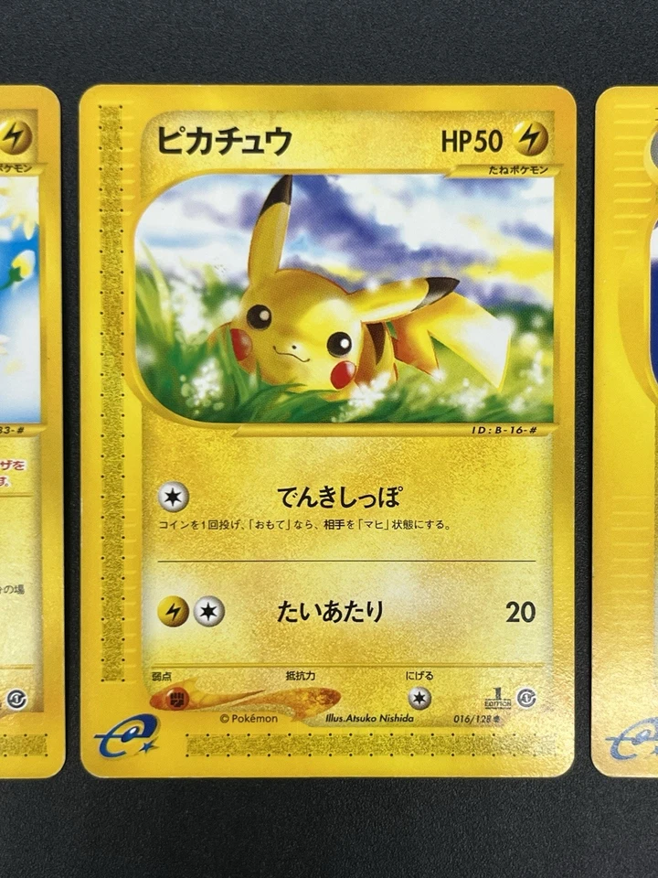 [No Import Duty (US)] Pikachu Pichu Raichu 016/128 1st Edition Pokemon Card - Image 4 of 4