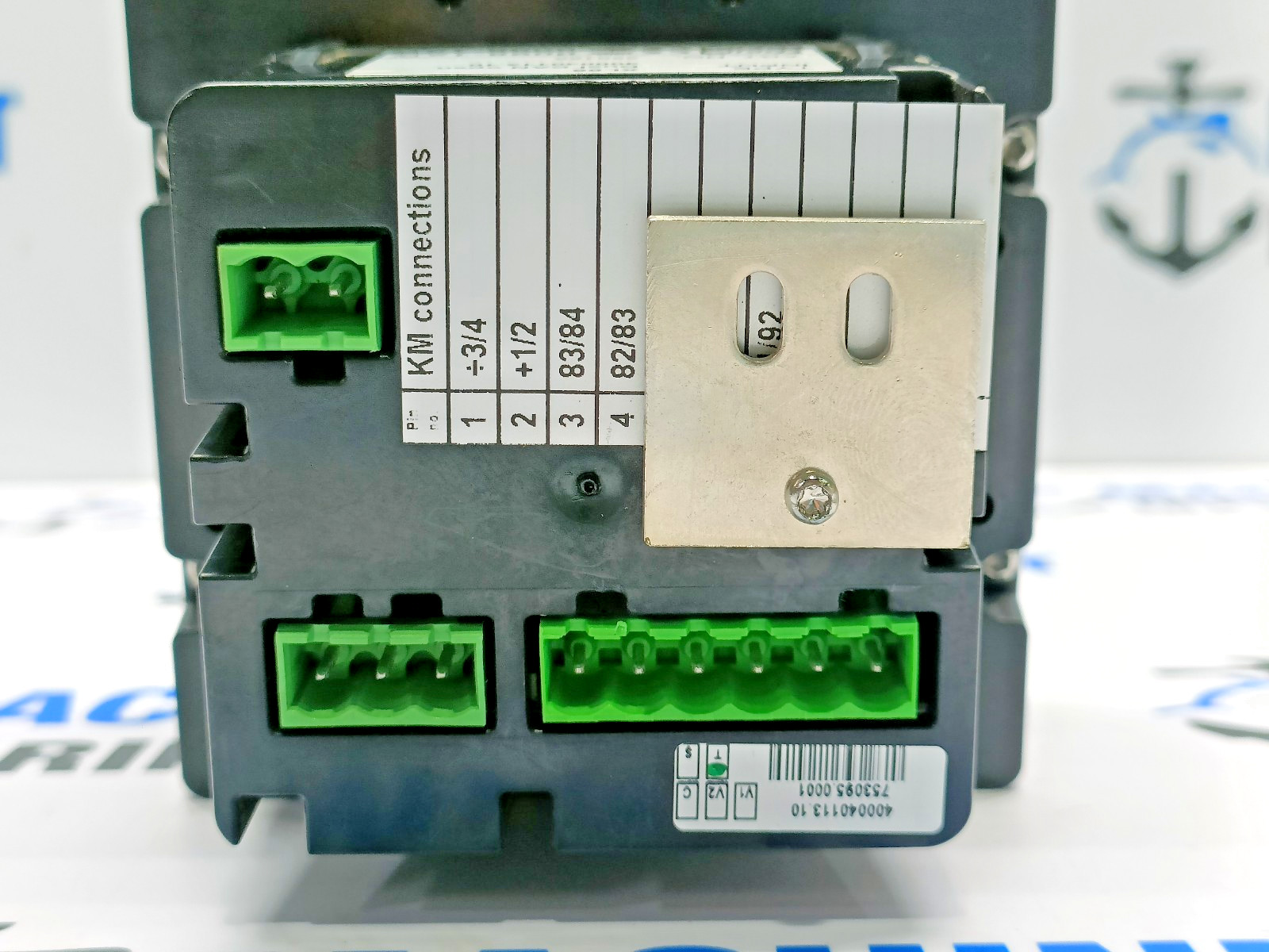 NEW DEIF XL96 RUDDER ANGLE DEGREES METER ART NO 350165 ANALOGUE BRIDGE INDICATOR