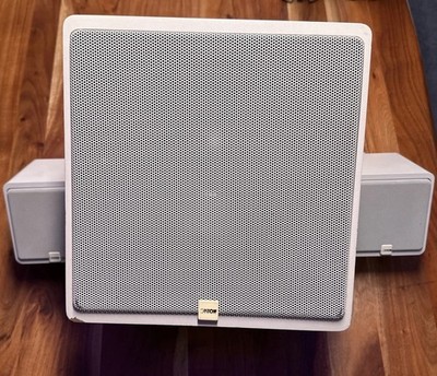 Canton Combi SC Subwoofer und Satelliten  weiß einwandfrei sehr guter Zustand