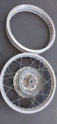Vintage / Rare 1970's Husqvarna 125 Akront Rims  /  Wheels and Hub - Motocross