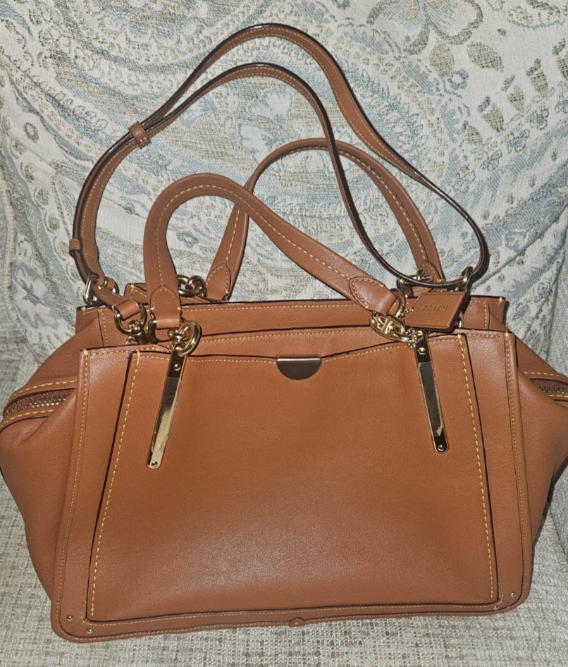 Coach Dreamer 36 Carryall Bag in Vintage 1941 Saddle Brown Leather