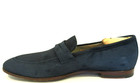 Men's Scarosso Gregory Navy Suede Half Strap Penny Loafers Size 42.5 EUR, 9.5 US — photo 5
