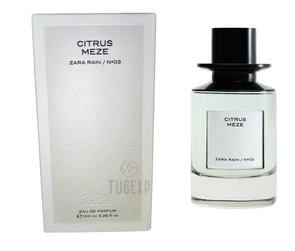 香水(女性用) REI SCENT Perfume Set (3 x 30ml) ZARA Citrus Meze - Rain N.3 EDP Spray Fragrance Women Perfume 100