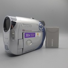 Canon DC201 Handheld DVD-RW Camcorder Silver Tested
