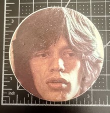 Vintage 1971 Rolling Stones Mick Jagger 3” Button Pin – ANABAS UK Official RARE 